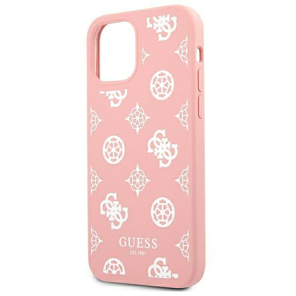 Etui GUESS Apple iPhone 12 Pro Max Peony Collection Różowy Hardcase