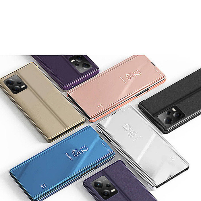 Etui Clear View Case etui do Xiaomi Redmi Note 12 Pro / Poco X5 Pro 5G pokrowiec z klapką czarne Case