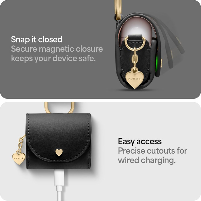 ETUI SPIGEN CYRILL MINI BAG APPLE AIRPODS 4 BLACK