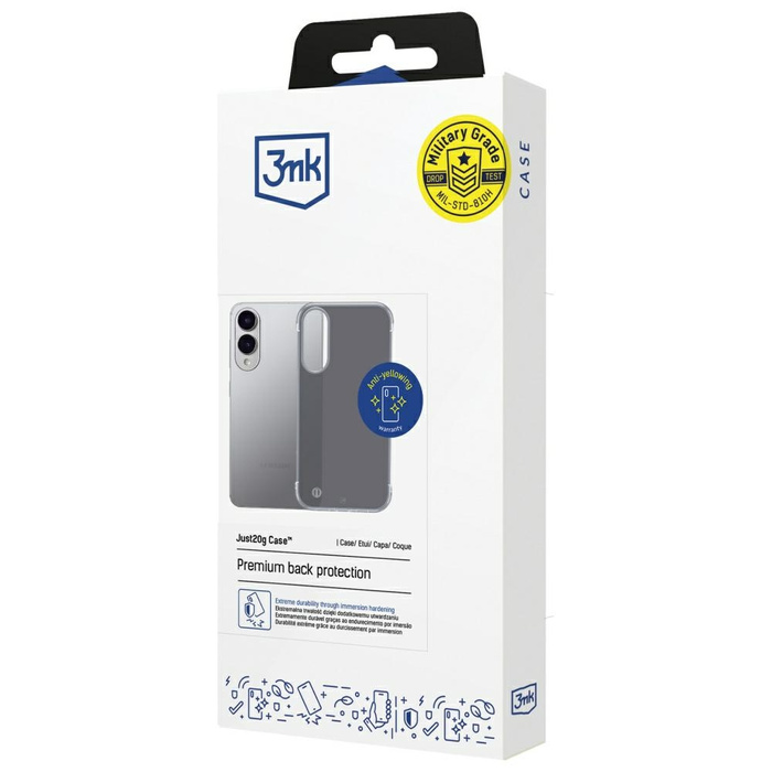 Etui 3MK Just20g Matt Case do Samsung    Galaxy S25 Edge czarny