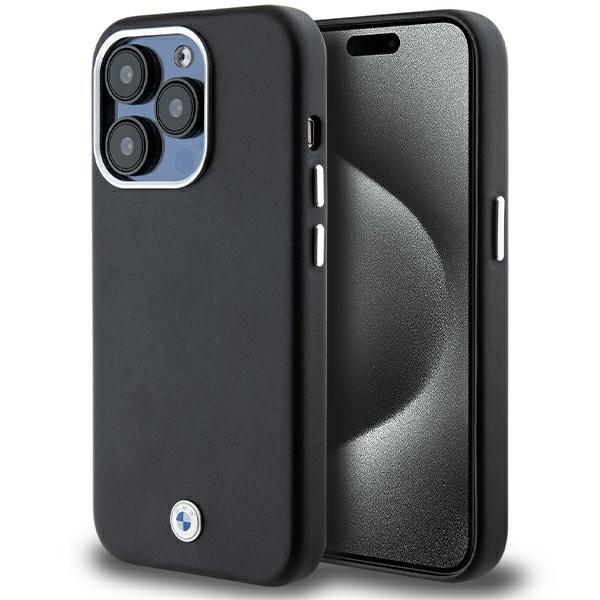 Etui Bmw Bmhmp14x23pufwk Iphone 14 Pro Max 6.7" Czarny/black Signature Wrapped Metal Magsafe Case