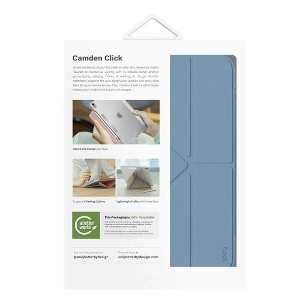 UNIQ etui Camden Click iPad Air 11" (2024) niebieski/stone blue