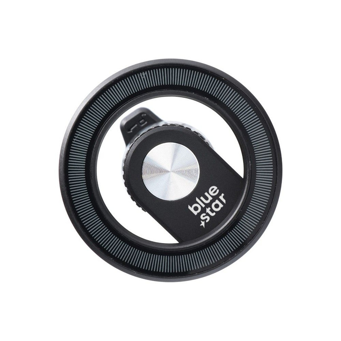 BLUE STAR magnetyczny uchwyt samochodowy MAG TWIST do kratki wlotu kompatybilny z MagSafe czarny