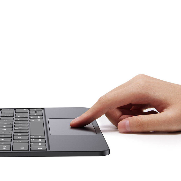 Baseus Brilliance klawiatura bluetooth etui iPad Pro 11'' (2018/2020/2021) / iPad Air 4 10.9'' / iPad Air 5 10.9'' / iPad 10 10.9'' (2022) magnetyczne z klapką podstawka szare