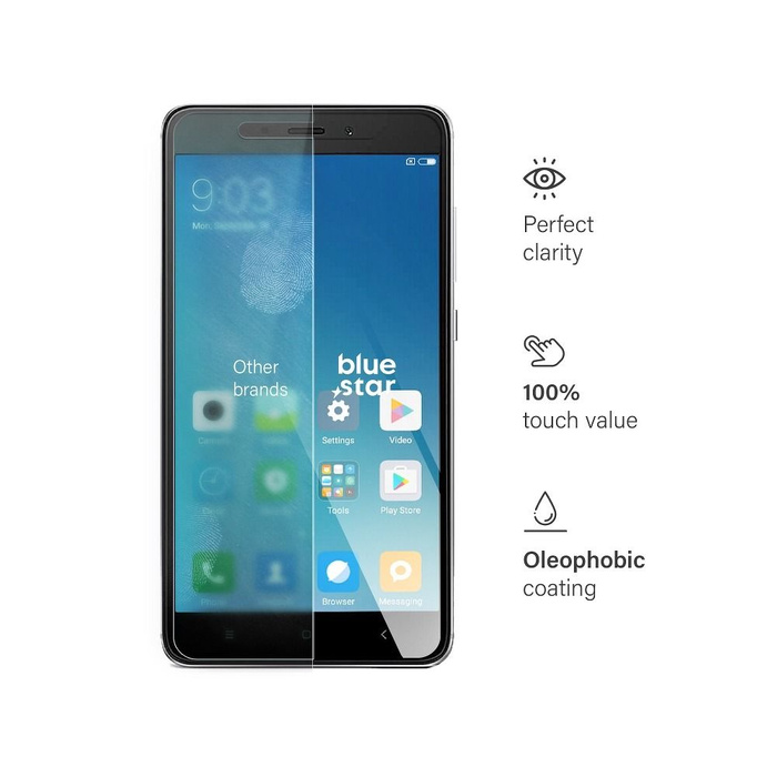 Szkło hartowane do Xiaomi Redmi Note 4 Blue Star