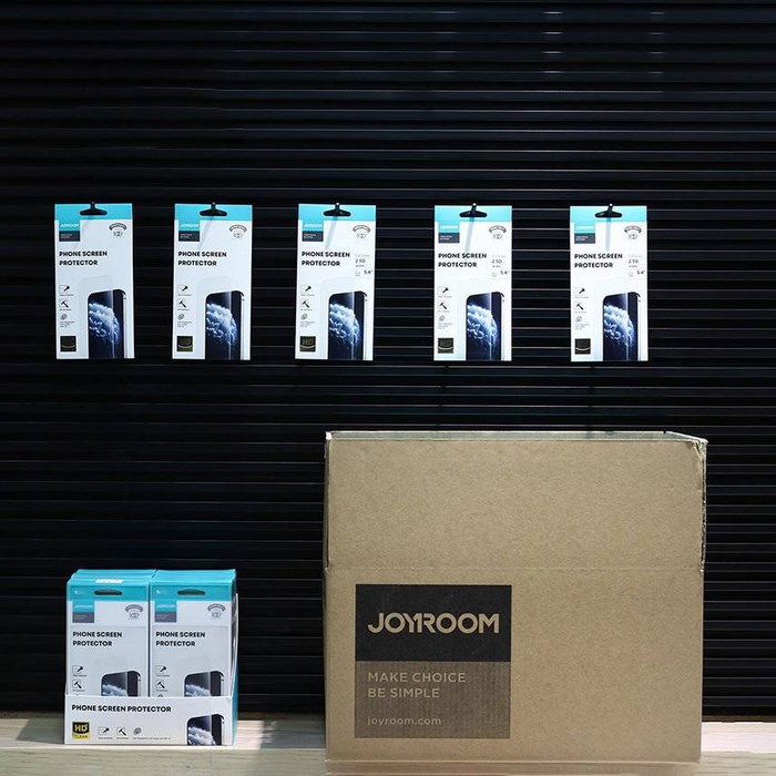 Joyroom Knight Series zestaw 40x szkło hartowane 2,5D do iPhone 12 Pro Max przezroczysty (JR-PF843)