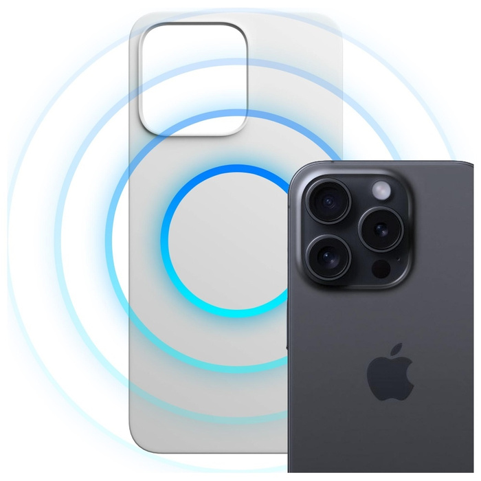 Etui 3MK Hardy MagSilicone do Apple      iPhone 14 Pro biały