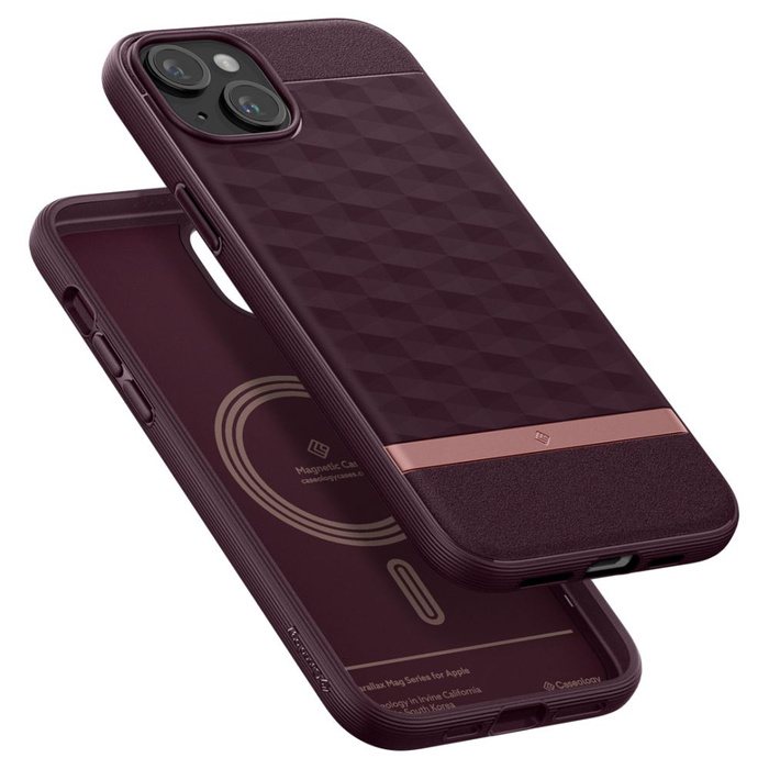 Etui Caseology Parallax Mag Magsafe iPhone 15 Burgundy Case