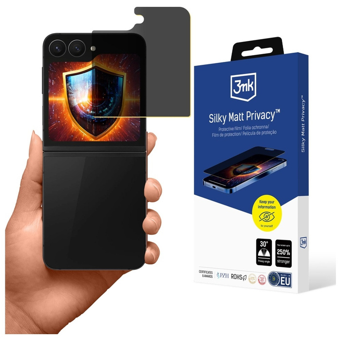 Folia prywatyzująca 3MK Samsung Galaxy Z Flip 6 / Z Flip 7 FE Silky Matt Privacy