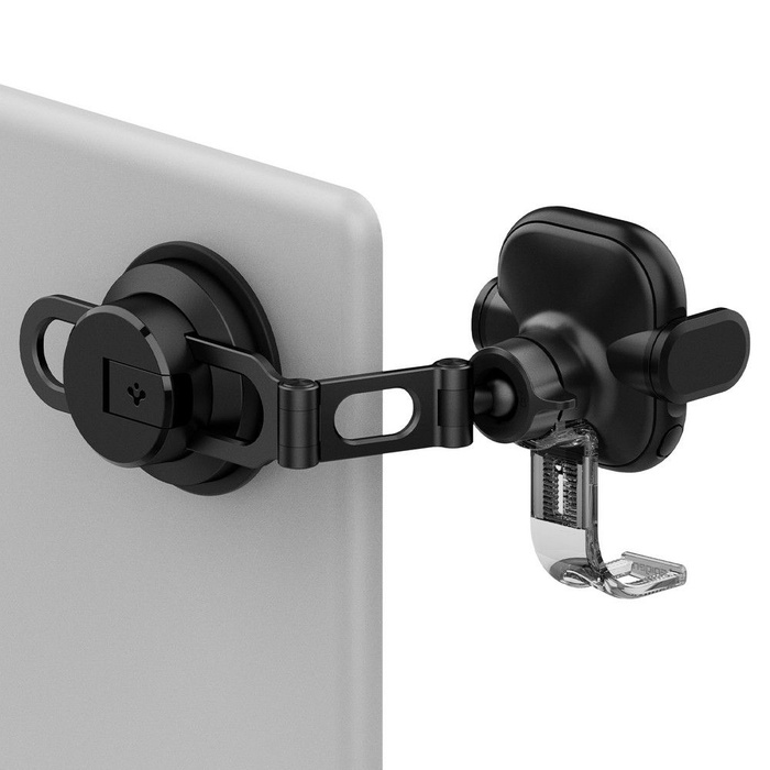 Uchwyt Spigen Uts35w Onetap Universal Windshield & Dashboard Car Mount Wireless Charger Black