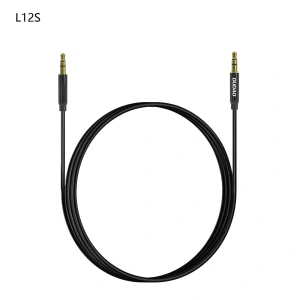 Kabel AUX Dudao L12S mini jack 3.5mm 1m 3 polowy stereo - czarny