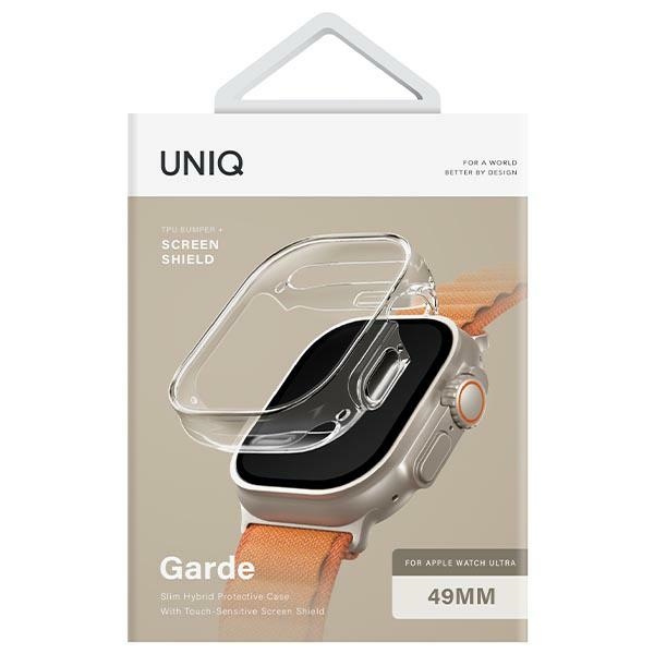 UNIQ etui Garde Apple Watch Ultra 49 mm. przezroczysty/dove clear