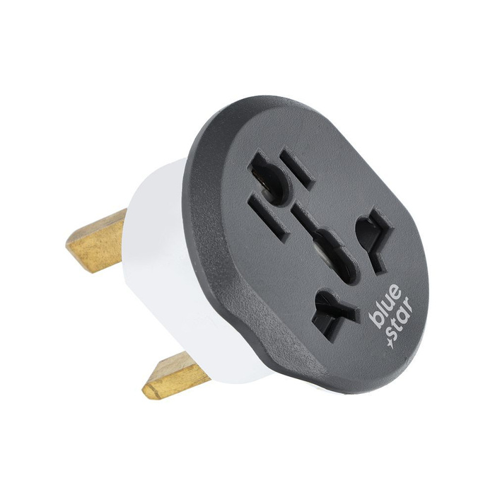 BLUE STAR adapter podróżny GO TO UK (Type G) 13A biały