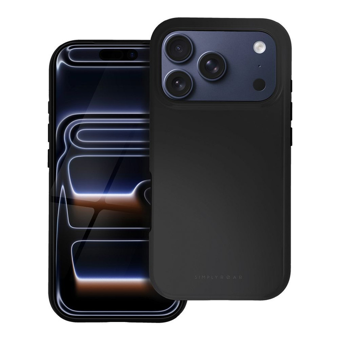 ROAR futerał RAINBOW BUMPER kompatybilny z MagSafe do IPHONE 15 Pro czarny