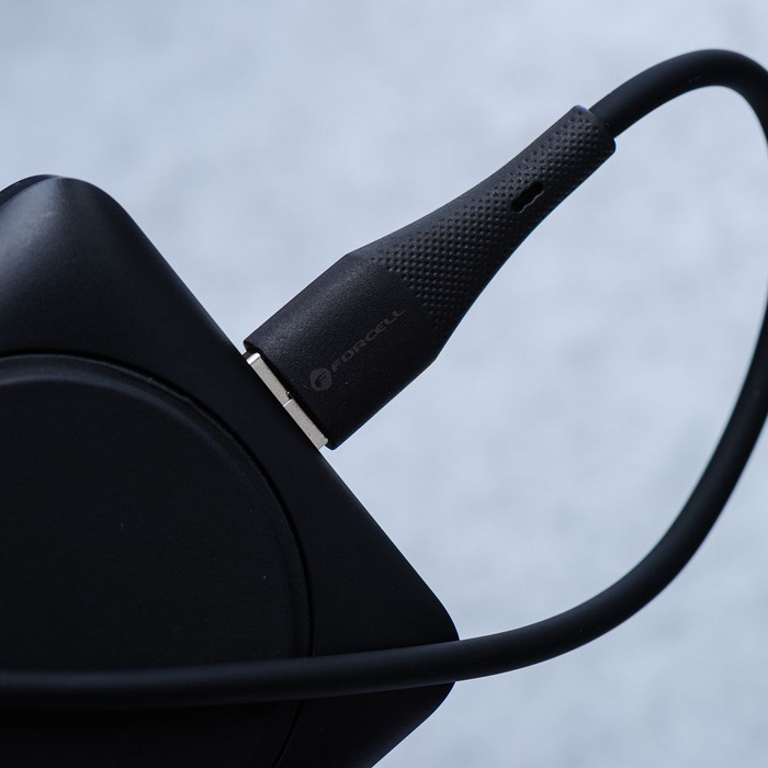 Kabel USB C do USB C Forcell F-Energy QC4.0 PD 3A 60W Silicone 1 m C344 czarny