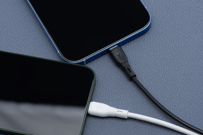 Kabel USB A do USB C Blue Star 3A 60W ECO 1 m PJ68-25-3 czarny