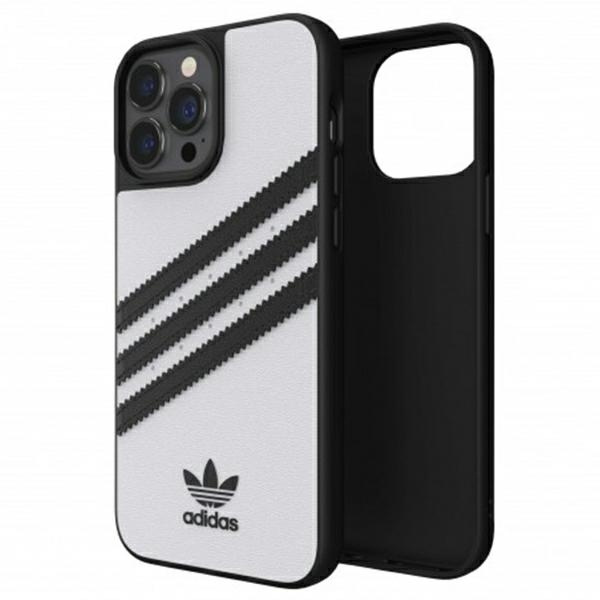 Etui Adidas OR Moulded PU iPhone 13 Pro Max 6,7" biały/white 47143