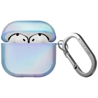 Etui UNIQ Iridescia do AirPods 4 Hang Case niebieski