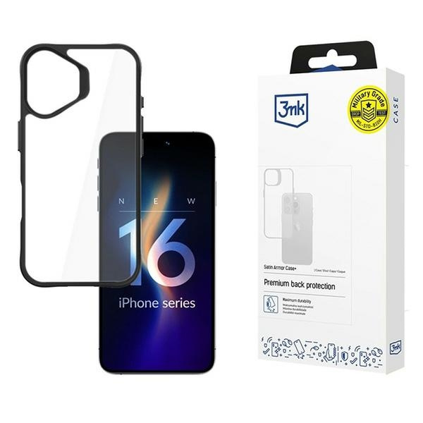 Etui 3MK SatinArmor+ Case iPhone 16 Plus Military Grade