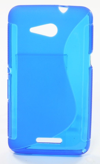 Pokrowiec S-Line Sony Xperia E4G Niebieski Etui Silikon