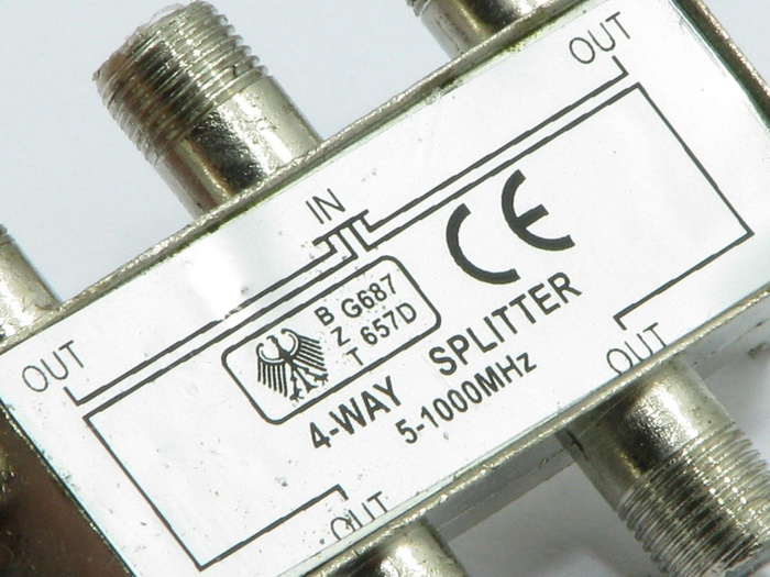Spliter Rozdzielacz Antenowy 4-WAY 5-1000MHZ Splitter