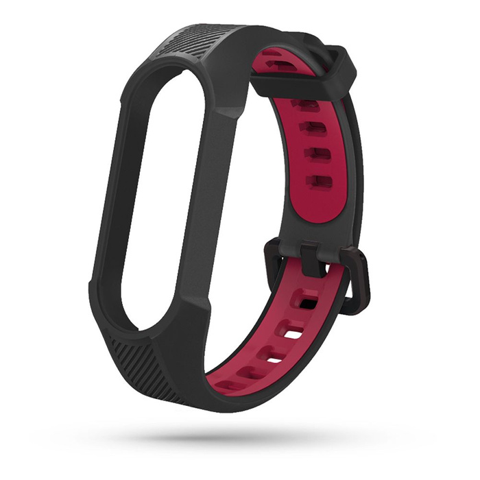 Pasek TECH-PROTECT Xiaomi Mi Smart Band 5/6 Armour Black/Red 