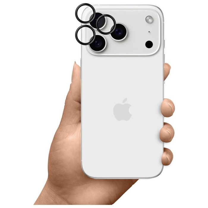 Ochrona na obiektyw aparatu 3MK iPhone 17 Pro /17 Pro Max HARDY Lens Protection Czarny
