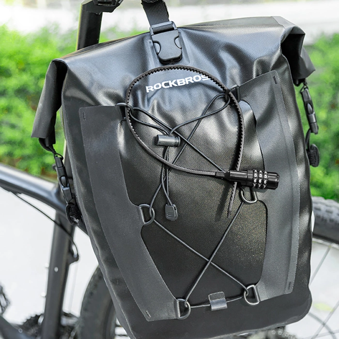 Zapięcie rowerowe Rockbros 3240001001 na szyfr 0,5m - czarne