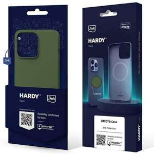 Etui 3MK Hardy Case iPhone 15 Plus 6.7" zielony/alpine green MagSafe Case