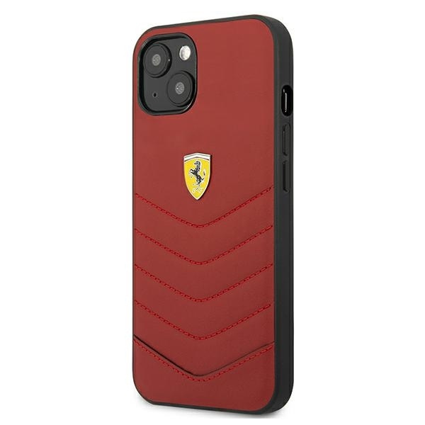Etui FERRARI Apple iPhone 13 Off Track Quilted Czerwony Hardcase