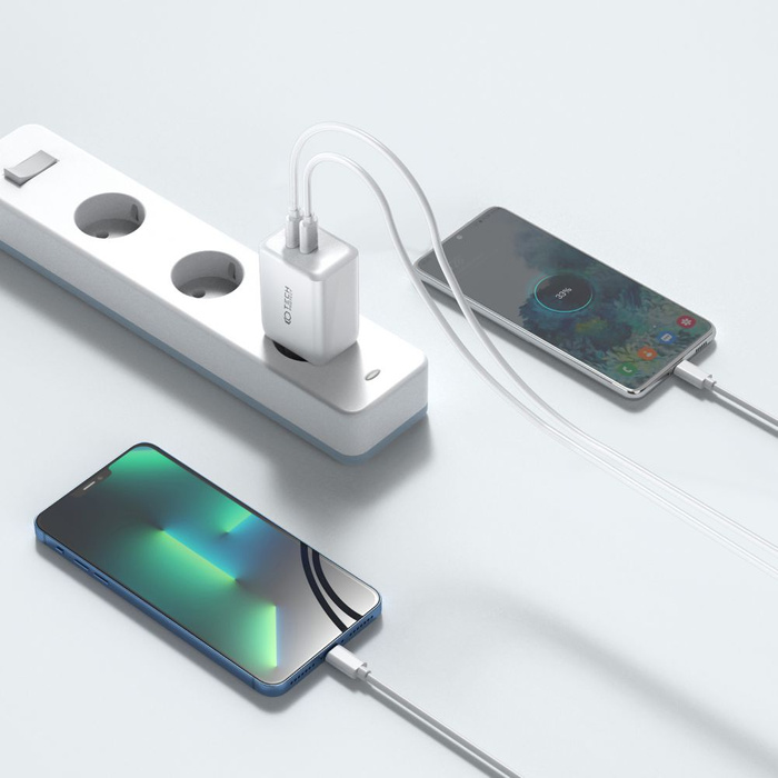 ŁADOWARKA TECH-PROTECT C35W 2-PORT NETWORK CHARGER PD35W BLACK