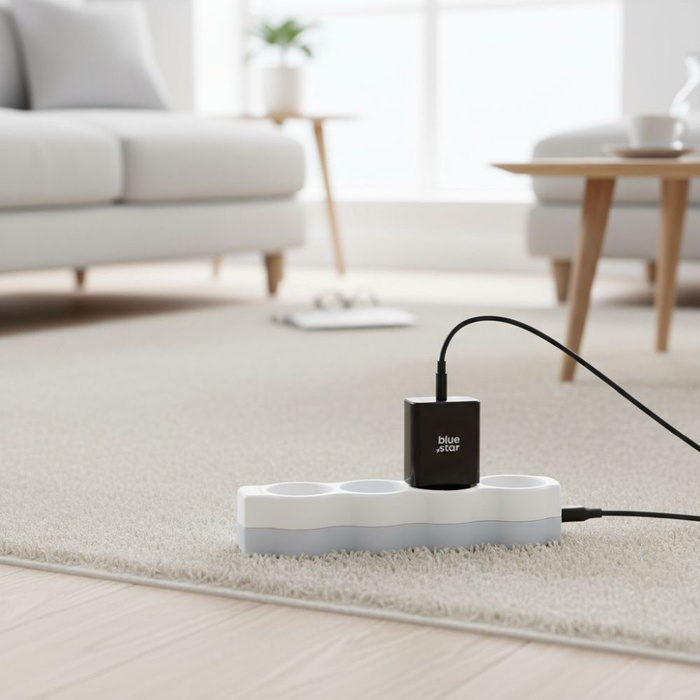 Ładowarka sieciowa do telefonu Blue Star USB C QC4.0 PD 3A 35W TFB-TC-35WPD czarna