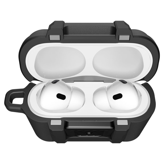 ETUI SPIGEN APPLE AIRPODS PRO 3 LOCK FIT MATTE BLACK