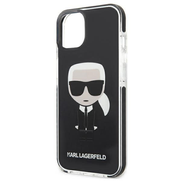 Etui KARL LAGERFELD Apple iPhone 13 Mini Iconik Karl Czarny Hardcase