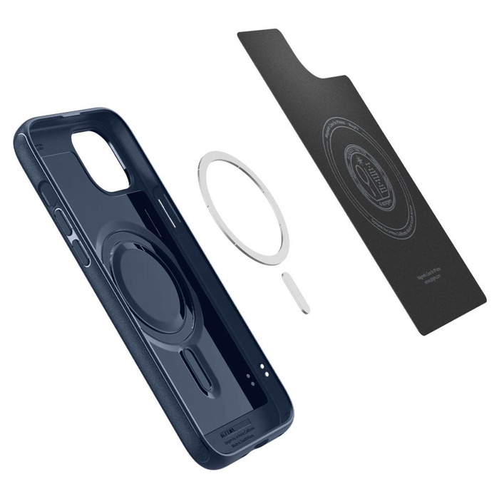Etui Spigen Mag Armor Magsafe iPhone 15 Navy Blue Case