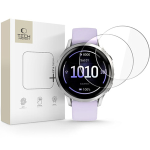 FOLIA HYDROŻELOWA TECH-PROTECT HYDRO FLEX+ 2-PACK GARMIN VENU 4 (41 MM) CLEAR