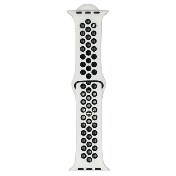 Beline pasek Apple Watch Sport Silicone38/40/41mm biało-czarny white/black