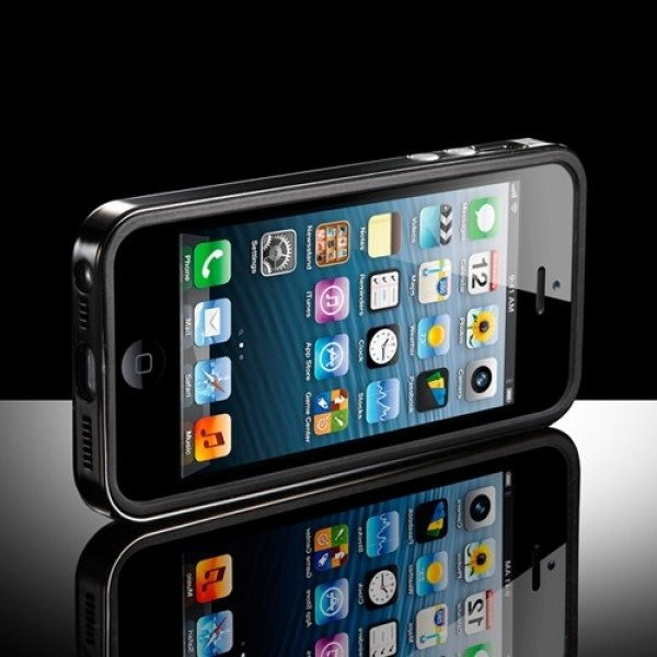 Etui SPIGEN iPhone 5 5S Neo Hybrid EX Slim Vivid Series Soul Black Czarny Apple Futerał Case