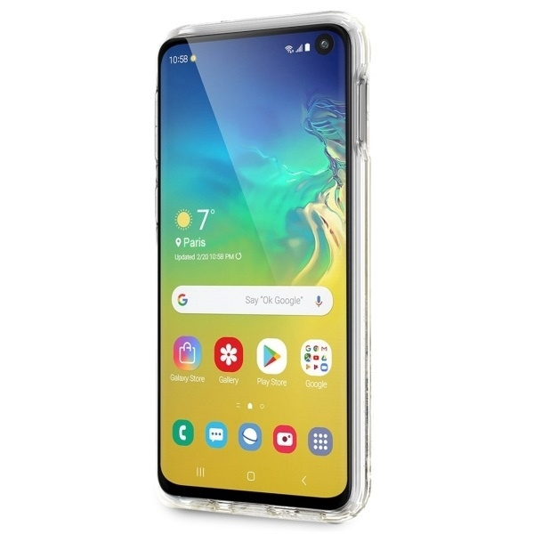 Etui KARL LAGERFELD Samsung Galaxy S10e Glitter Czarno-Złoty Case