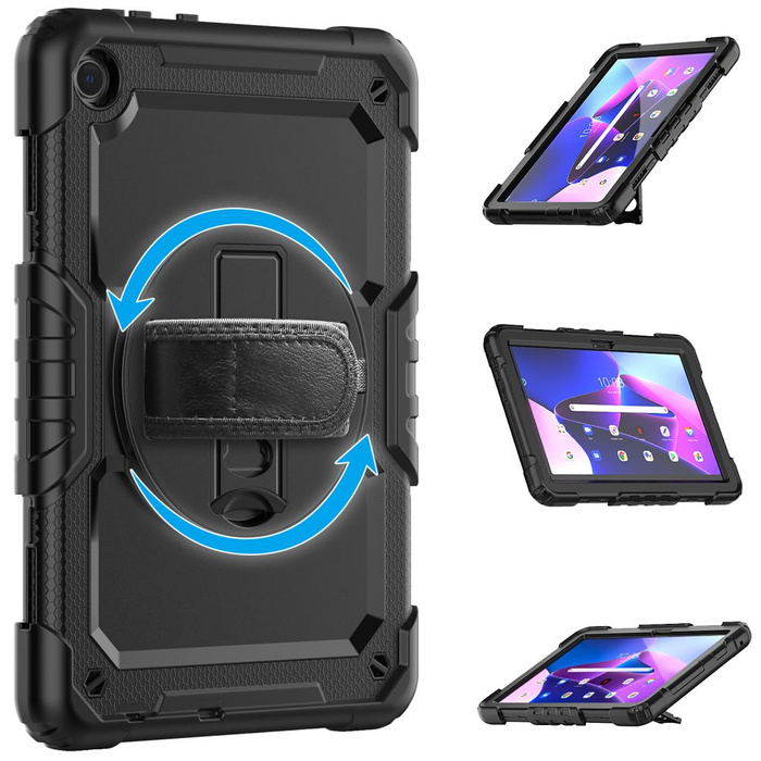 ETUI TECH-PROTECT SOLID360 LENOVO TAB M10 10.1 3RD GEN TB328 BLACK