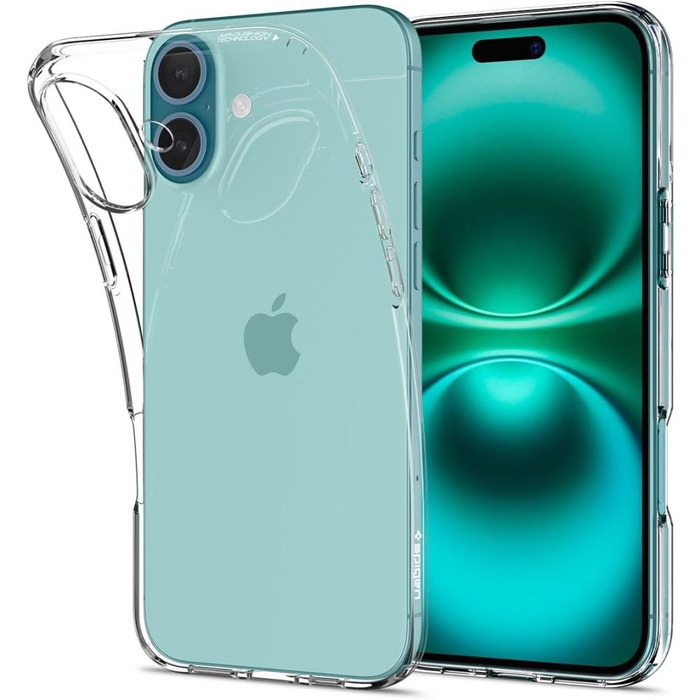 Etui iPhone 16 Spigen Liquid Crystal Crystal Clear