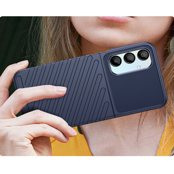 Etui Thunder Case na Samsung Galaxy A26 silikonowy pancerny pokrowiec - niebieskie