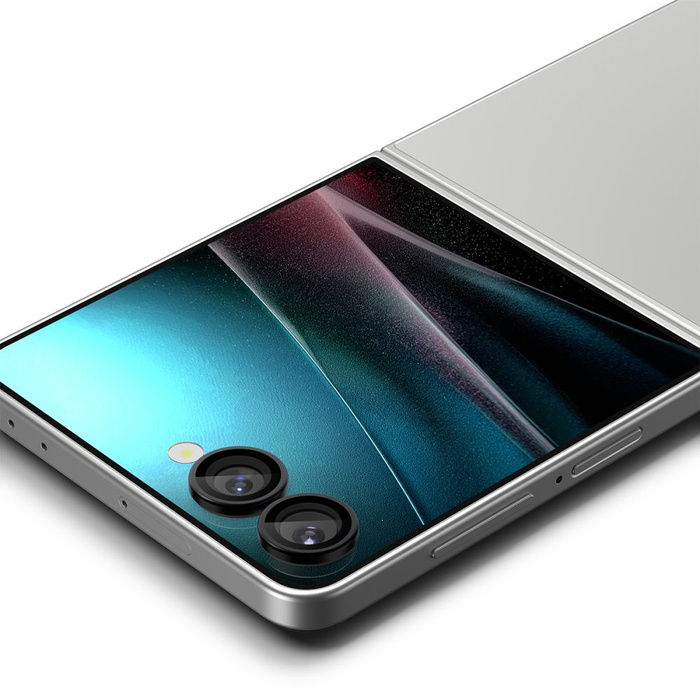 OSŁONA APARATU SPIGEN SAMSUNG GALAXY Z FLIP 7 OPTIK PRO HD GLAS.TR ”EZ FIT” CAMERA PROTECTOR 2-PACK CZARNA