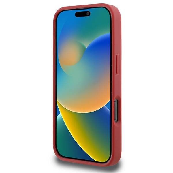 Etui Karl Lagerfeld iPhone 16 Pro 6.3" czerwony/red hardcase Quilted Signature