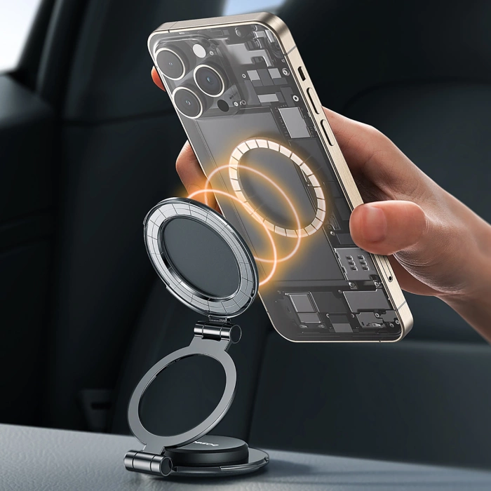 Baseus uchwyt samochodowy MagPro Series II Magnetic Car Mount Stick-on Version czarny