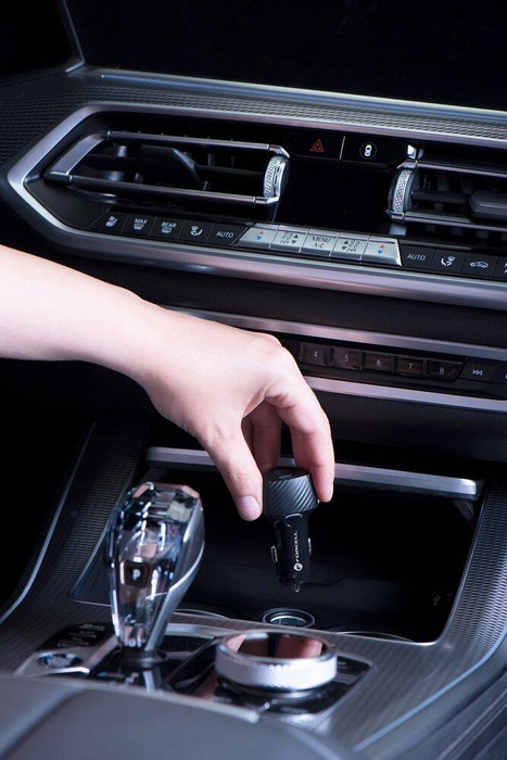 FORCELL F-ENERGY Carbon CC50-2C ładowarka samochodowa 2 x Typ C PD 3A 40W czarna