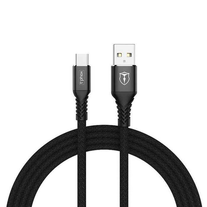 KABEL T-PHOX JAGGER TYPE-C BLACK 2M