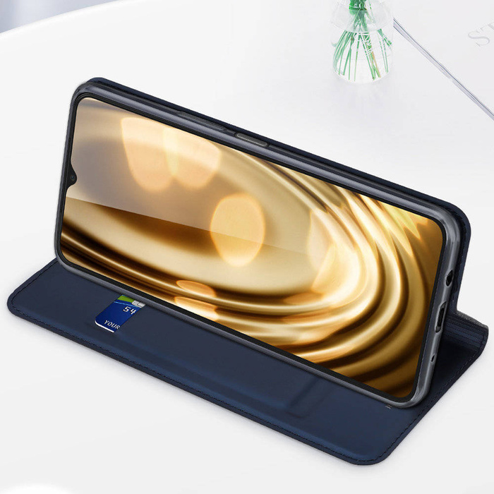 Etui Dux Ducis Skin Pro etui do Huawei nova Y61 pokrowiec z klapką portfel na kartę podstawka czarne Case