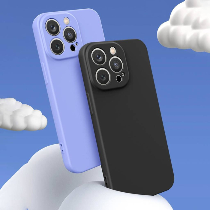 Silicone case etui Xiaomi Redmi Note 11 / Note 11S silikonowy pokrowiec jasnoniebieskie