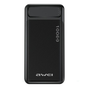 AWEI PowerBank P5K 10000mAh 2.1A czarny/black 2xUSB